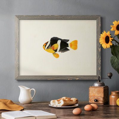 Collection de poissons tropicaux II - reproduction d'un seul cadre photo sur toile