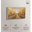 Impression sur toile Golden Leaves IV-1431694201-1431694204