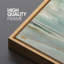 «Clouds Soft Clouds and Blue Sky Over A Calm Sea Beach», reproduction sur toile-111176089-98041917
