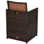 Aarolyn 2 Seater Rattan Cube Garden Furniture Set, Rattan Dining Set with Cushions-20590087