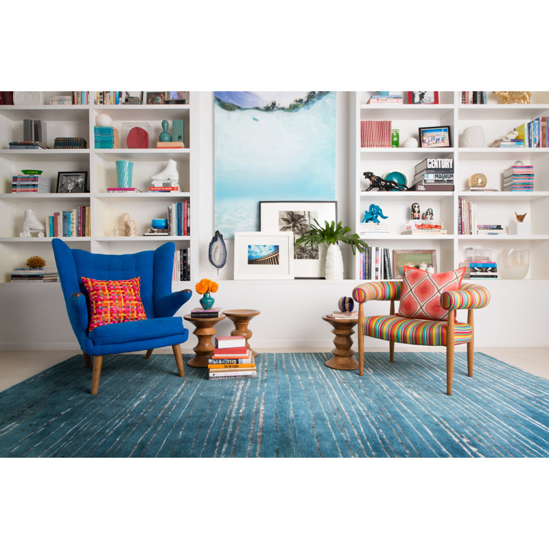 Hermitage Abstract Indoor Rug, Rectangle 5'6" x 8'6"