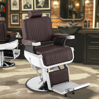 Barber Chairs For Barbershop,professional Hydraulic Salon Chair For Hair Stylist,black Heavy Duty Vintage Recling Hair Chair,all Purpose Beauty Shampoo Tattoo Chair