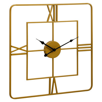 Braelynn Metal Wall Clock