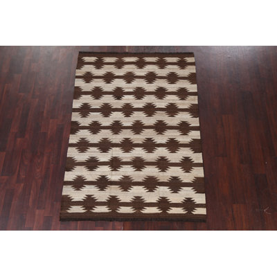 Vegetable Dye Kilim Oriental Area Rug 5x7