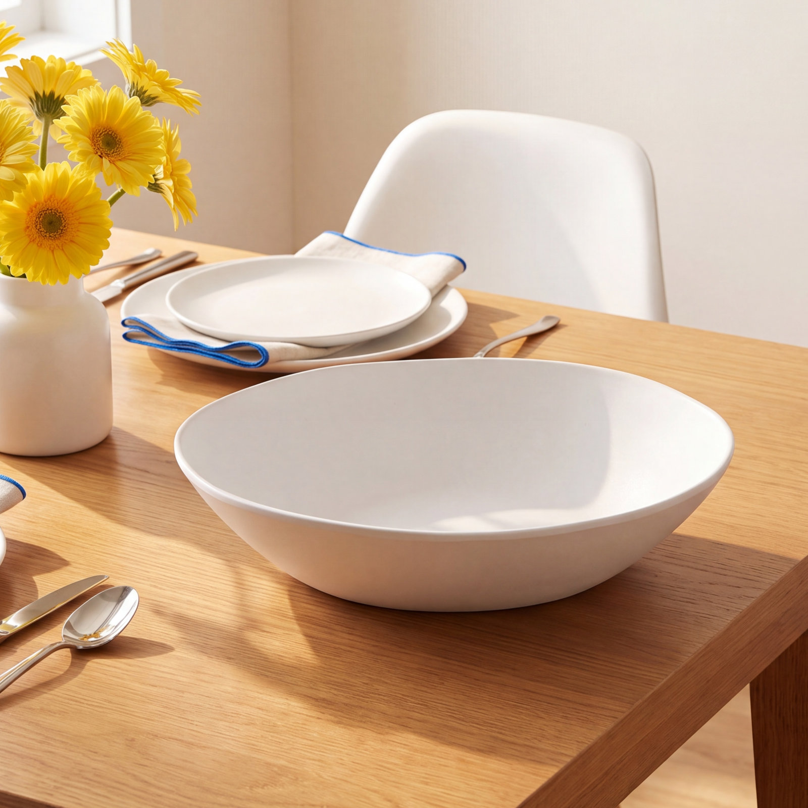 Laya Melamine Serving Bowl