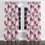 Rideaux occultants Country Farmhouse - Rideau à œillets gris fuchsia - 1 panneau-1552744730-1552744728