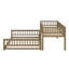 Twin XL Over Queen Bunk Bed With Ladder-940610164