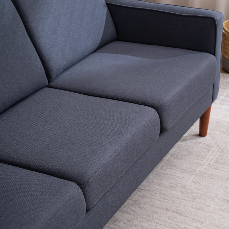 Charlies Upholstered 71.3'' Sofa, Gray 100% Polyester