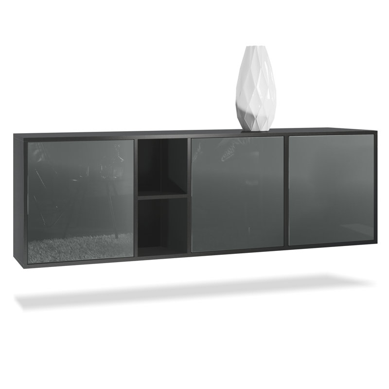 Argaki 182cm Sideboard, Without LED, Grey
