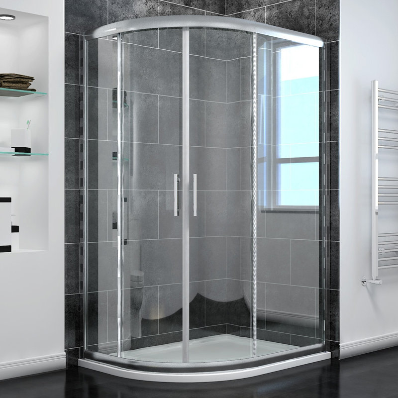 Bowmin Offset Quadrant Shower Enclosure - 1850 x 800 mm