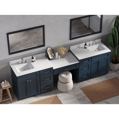 Meuble-lavabo double 108 po Disar