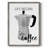 Begins After Coffee Framed Print - Solid Wood-1208910707