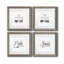 «Bring My Cat», ensemble de 4 impressions sur toile encadrées-687191845-687191854