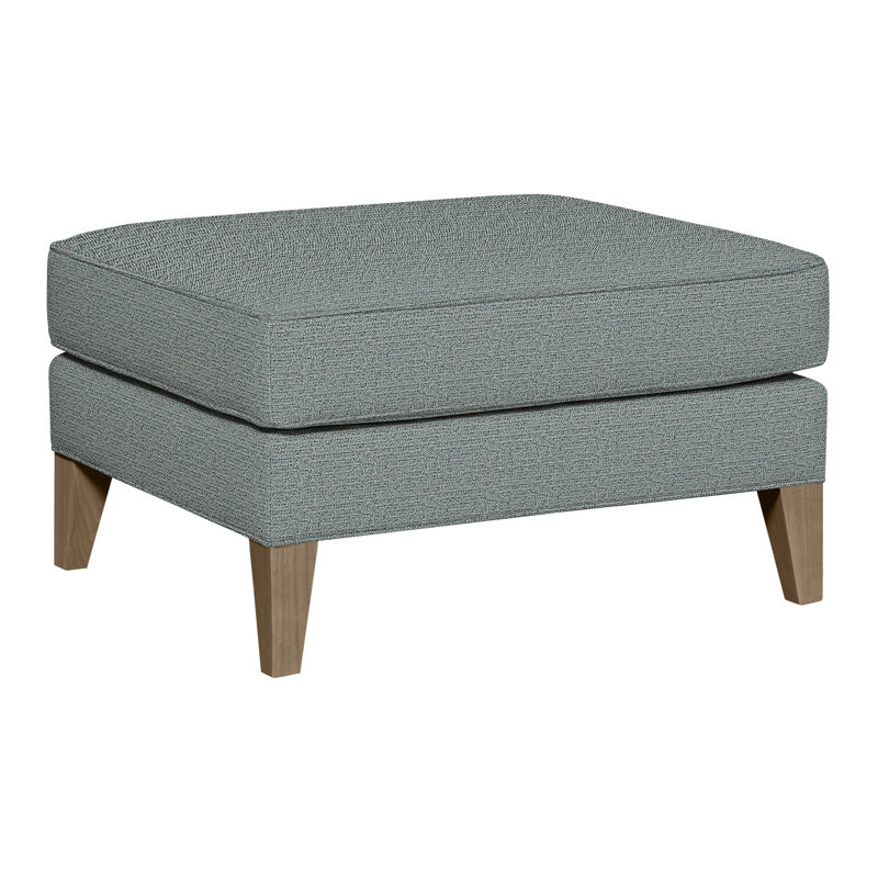 Burlingame Upholstered Ottoman, Hampton, Tuck Cobalt