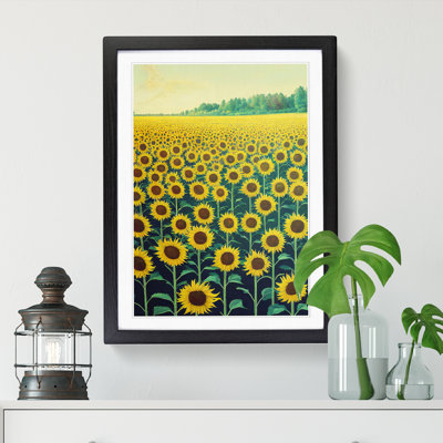 Sunflower Field Vol.4 - Single Picture Frame Painting