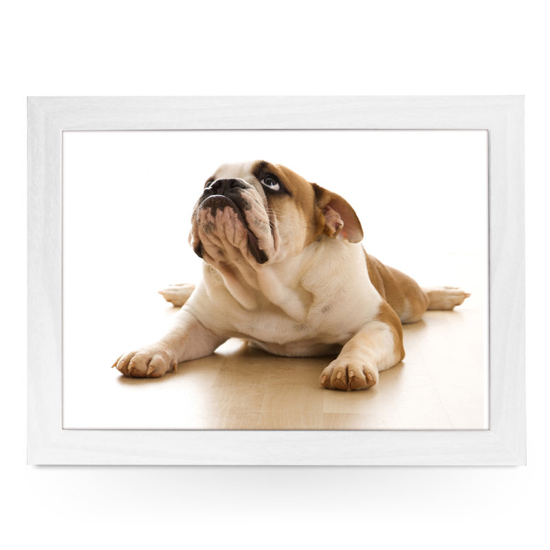 Cherod Wood Tray, White