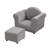 Kids  Chair, Kids Upholstered Couch With Ottoman