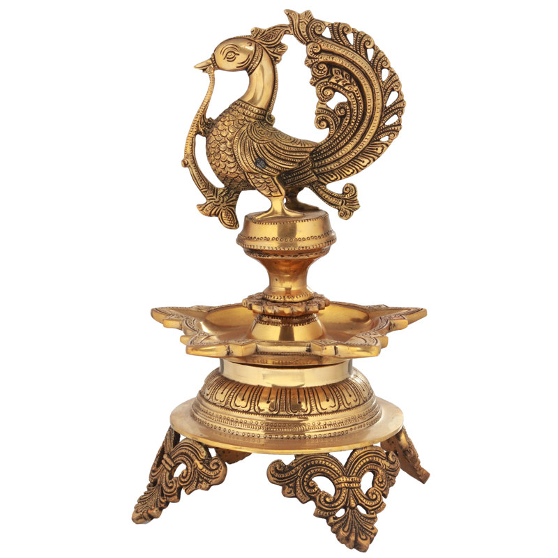 14'' Brass Novelty Floor Lamp