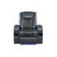 Fauteuil inclinable bleu et noir avec Bluetooth