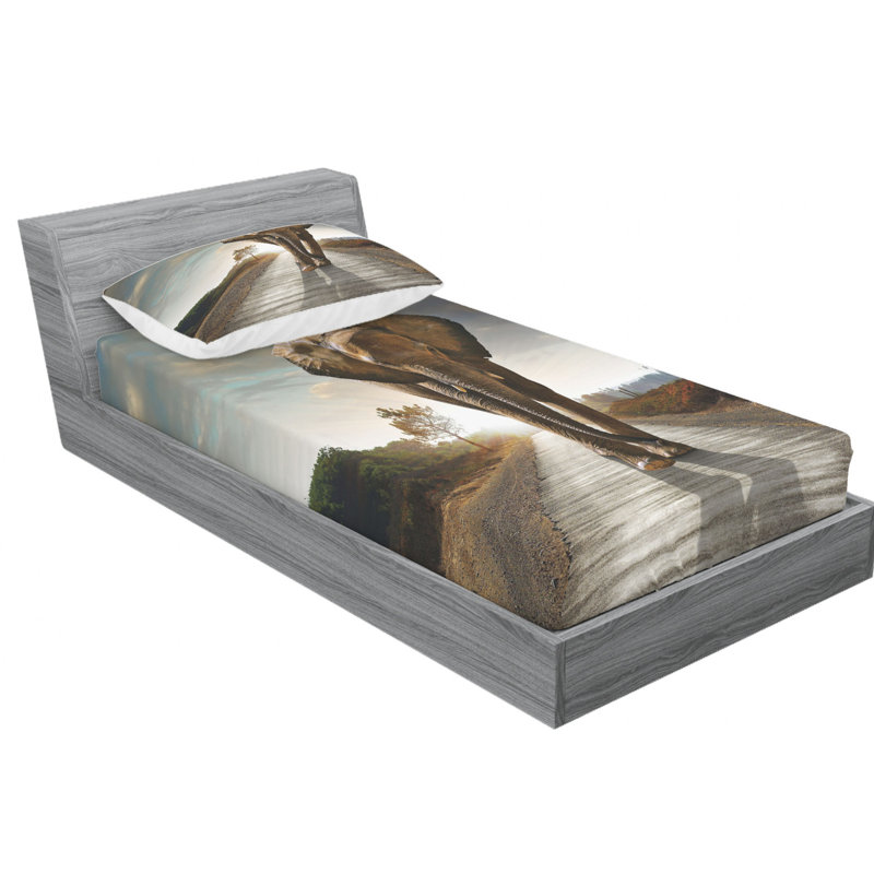 Microfiber Sheet Set, Twin Sheet Set + Fitted Sheet + 1 Pillowcase