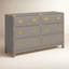 Commode 6 tiroirs Dania-500397805