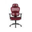 Chaise ergonomique en filet avec accoudoirs 3D