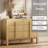 Adora Modern 6 Drawer Dresser TV Stand For 55 Inch TV, Entertainment Center With Curved Profile Design, Wood TV Console With Storage For Living Room-479906609