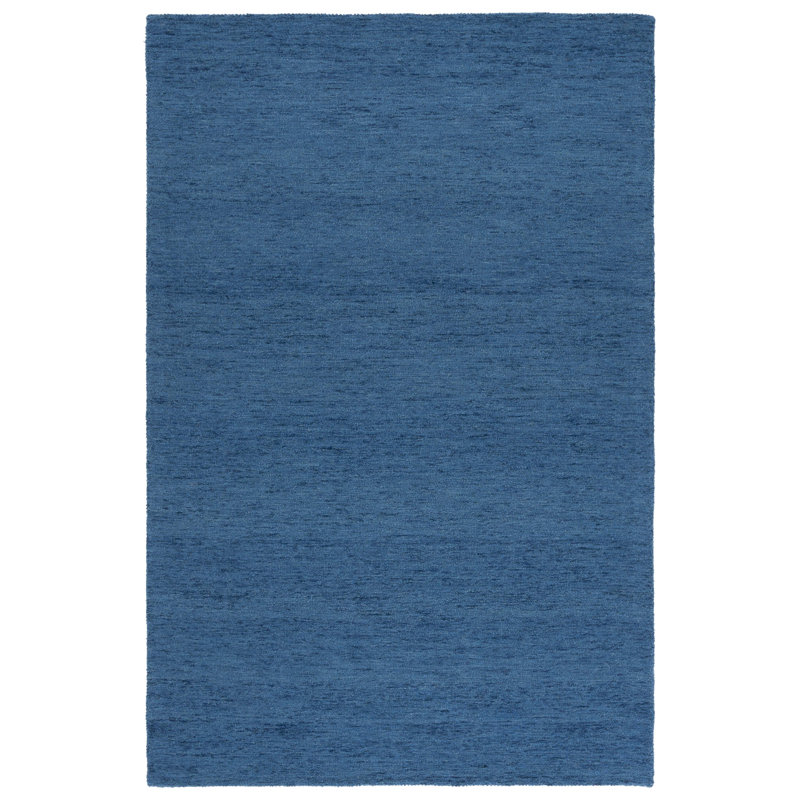 Mikhai 152 Area Rug In Navy, Rectangle 6' x 9'