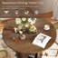 Ensemble de table de salle à manger 5 pièces avec chaises rembourrées en rotin-27177287-27177340