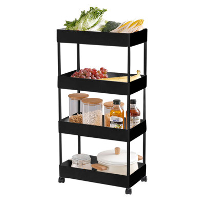 35.4'' H x 8.7'' W Utility Cart with Wheels