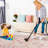 6X9 Area Rugs, Washable Rug, Low-Pile, Non-Slip, Non-Shedding, Foldable, Kid & Pet Friendly - Area Rugs For Living Room, Bedroom, Kitchen (Beige, 6' X 9')-2099841381