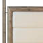 Juliette Light Wash Acacia Upholstered Headboard Platform Canopy Bed, Eastern King-81297033