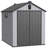 6*8Ft Resin Plastic Storage Shed For Backyard Garden Big Spire Tool Storage