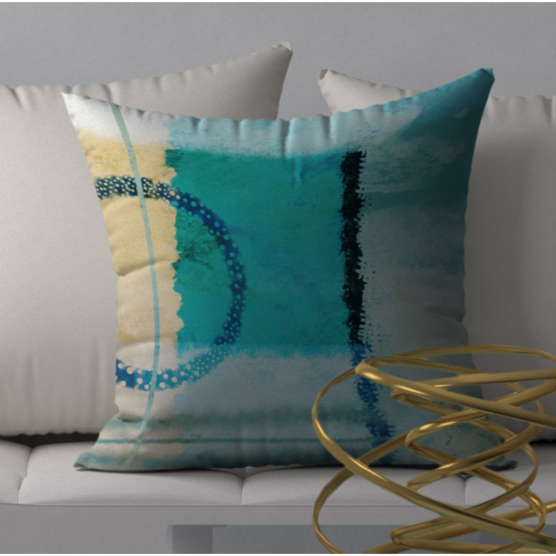  Housse de coussin carré et insert, H 24 po x l 24 po