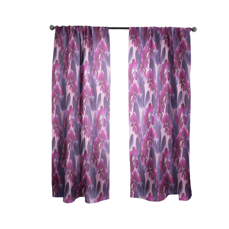 Rideau en polyester, L 52 po x L 84 po