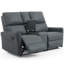 Adalai 2 Seater Faux Leather Reclining Sofa-1633968656