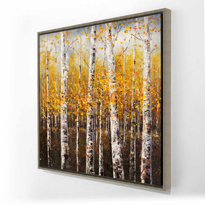 Décoration de chambre à coucher Birches par Sunny Day Trees