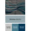 Art mural horizontal rayé bleu glacier-394057318