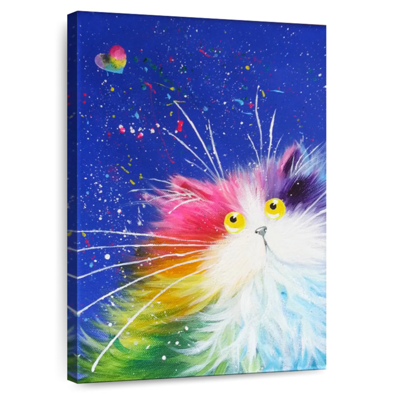 Brampt Happy Feline, 48" H x 32" W