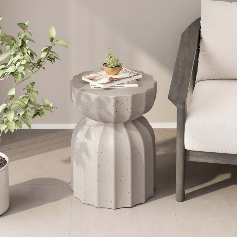 Ensemble de table basse et de table d'appoint 13 "modernes et imperméables pour l'extérieur et l'intérieur