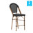Bearl Upholstered Counter Stool with Aluminium Frame-897382402