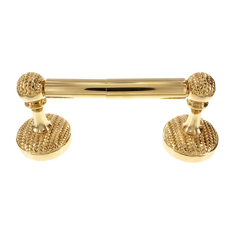 Cestino Wall Mounted Spring Toilet Paper Holder, Polished Gold
