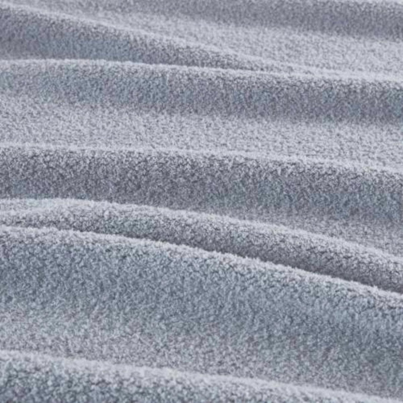 1 couverture pour lit simple gris PCS