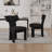 22.05" Wide Modern Upholstered Chenille Accent Dining Chair With Rubberwood Legs-1272880741
