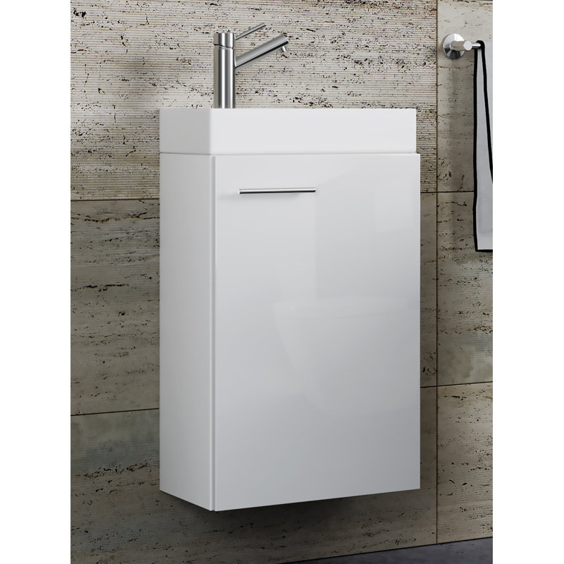 Ranisav Bathroom Vanity with Basin, White