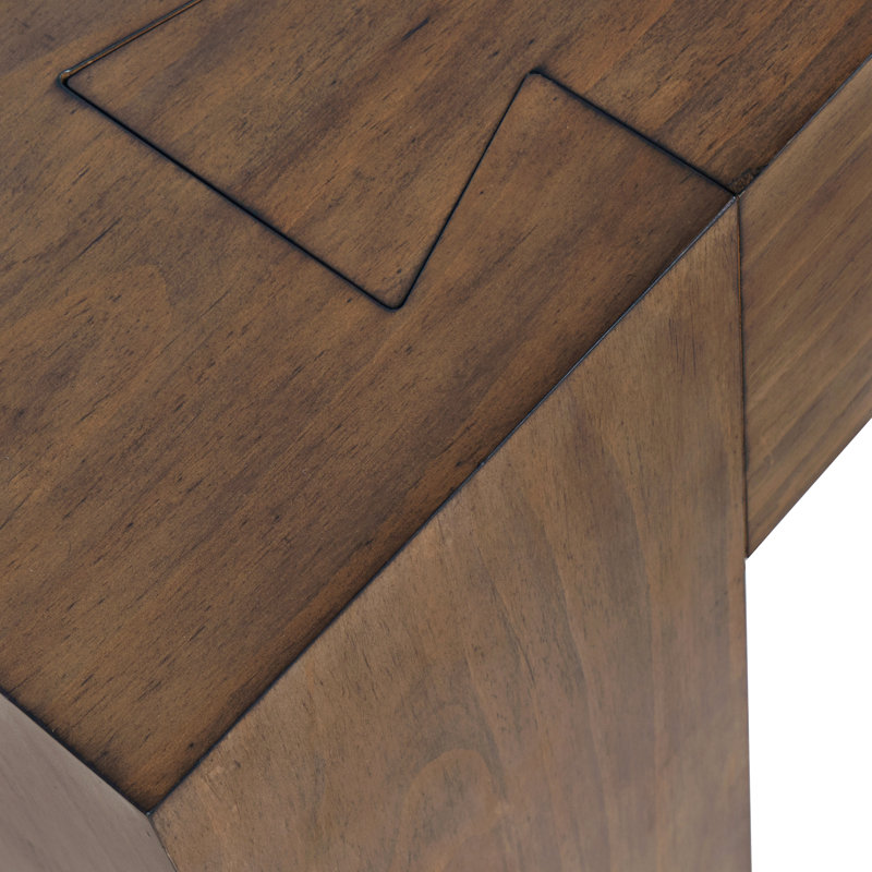Taos Modern Rustic 79" Dovetailed Sofa Console Table