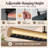 2 - Light Linear LED Dimmable Kitchen Island Pendant