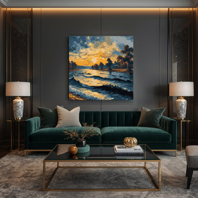 USA State Mississippi Gray Canvas Wall Art