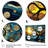 Blue And Yellow Nature Magic Tree - Tree Wall Art-1558400619-1558400600