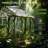Greenhouse  10' L X 6' W  Greenhouse With Roof Vent-128848408